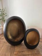 Grote ‘Egg‘ kandelaar 2 stuks., Huis en Inrichting, Woonaccessoires | Kandelaars en Kaarsen, Ophalen of Verzenden, Zo goed als nieuw