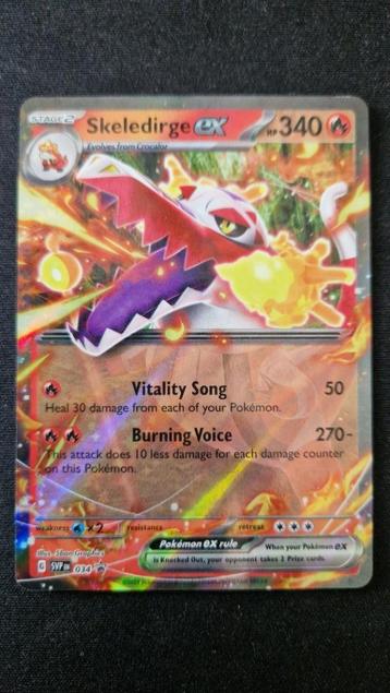 Skeledirge EX (SVP 034) Pokémon kaart beschikbaar voor biedingen