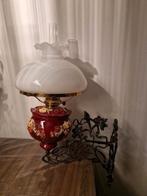 Antieke Petroleum Wand Lamp, Antiek en Kunst, Antiek | Lampen, Ophalen of Verzenden