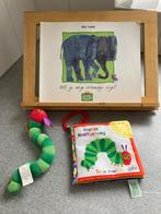 Eric Carle Rupsje Nooitgenoeg knuffel, kraakboekje, Gelezen, 6 tot 12 maanden, Ophalen of Verzenden, Eric Carle