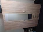 Kleding kast met spiegel, Ophalen, Gebruikt, 50 tot 75 cm, 200 cm of meer
