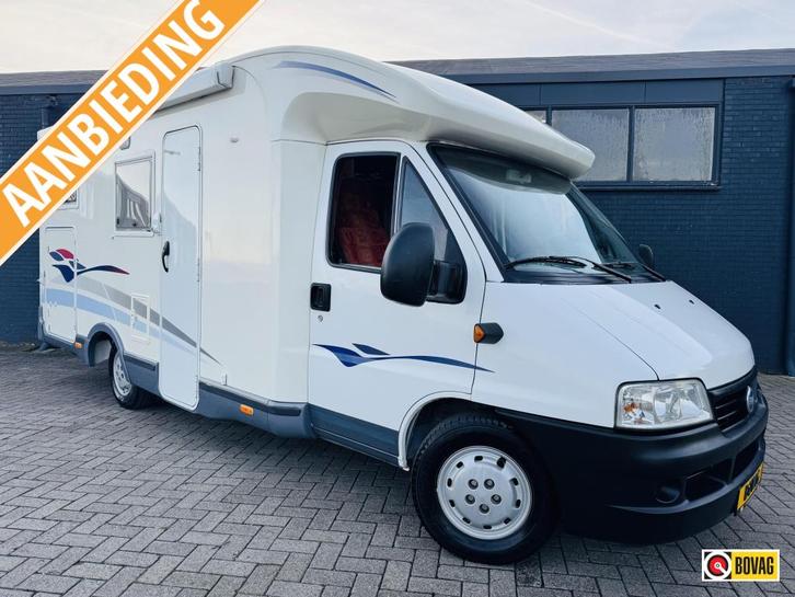Challenger Trigano Airco Trekhaak Dwarsbed, Caravans en Kamperen, Campers, Bedrijf, tot en met 4, Half-integraal, Challenger, Fiat