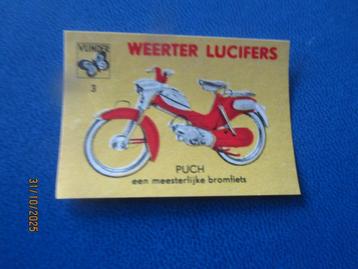 Bromfiets Etiket Puch  Oostenrijk Sinds 1899 beschikbaar voor biedingen