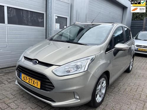 Ford B-Max 1.0 EcoBoost Titanium-Panorama-Leder-Clima-Cruise, Auto's, Ford, Bedrijf, Te koop, B-Max, ABS, Airbags, Airconditioning