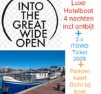 Luxe Hotelboot + 2x ITGWO + Parkeerplek, Twee personen