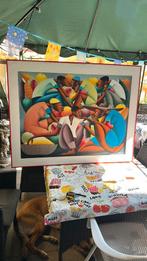 Laurent Casimir origineel olieverf 116x92cm, Ophalen, Zo goed als nieuw, Schilderij, Minder dan 50 cm