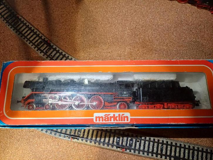 Marklin Stoomlocomotief met losse tender (3085), Hobby en Vrije tijd, Modeltreinen | H0, Zo goed als nieuw, Locomotief, Wisselstroom