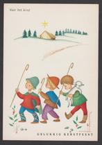 Vintage kerstkaart (Voor het Kind), Feest(dag), 1960 tot 1980, Ongelopen, Ophalen of Verzenden