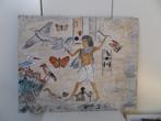 houten kunstpaneel, Antiek en Kunst, Kunst | Beelden en Houtsnijwerken, Ophalen