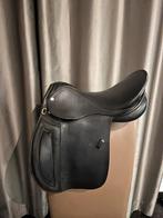 Zadel Pagony 17 inch, zwartleer, veelzijdgheidszadel, Dieren en Toebehoren, Paarden en Pony's | Zadels, Ophalen of Verzenden, Gebruikt