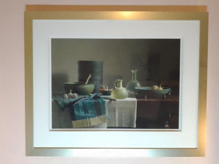 RomeinsGlas enChineseRok opSpaanseTafel- H.Helmantel, giclee, Antiek en Kunst, Kunst | Schilderijen | Klassiek, Ophalen