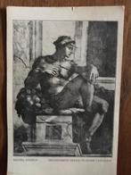 Michel Angelo Kaart - Decoratieve Gestalte, Ophalen of Verzenden, Voor 1920, Gelopen, Noord-Holland