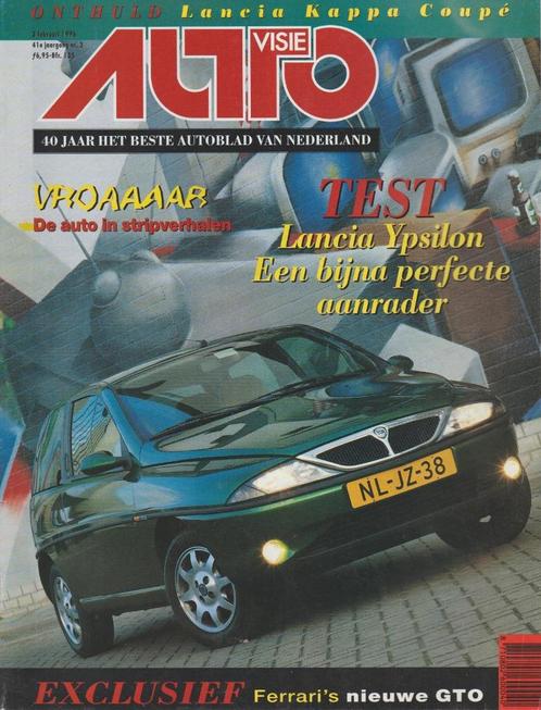 Lancia Y Ypsilon test in Autovisie 1996, Boeken, Auto's | Folders en Tijdschriften, Gelezen, Overige merken, Ophalen of Verzenden