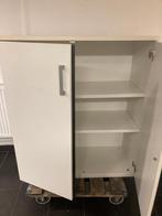 Kantoor kast wit met 2 planken, Huis en Inrichting, Kasten | Roldeurkasten en Archiefkasten, Ophalen, Gebruikt, 50 tot 100 cm