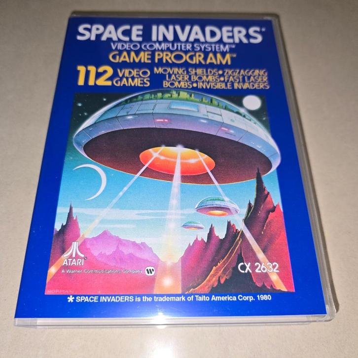 Space Invaders Atari 2600 Game case, Spelcomputers en Games, Games | Atari, Zo goed als nieuw, Atari 2600, Avontuur en Actie, 1 speler