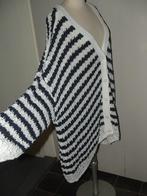 Nieuw! Ulla Popken gestreept vest maat 54-56, Zwart, Trui of Vest, Nieuw, Ulla Popken
