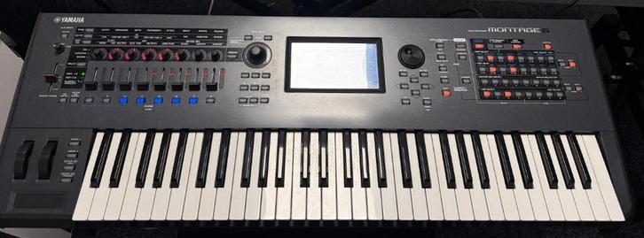 Yamaha Montage 6 synthesyzer / workstation, Muziek en Instrumenten, Keyboards, Gebruikt, 61 toetsen, Yamaha, Aanslaggevoelig, Midi-aansluiting
