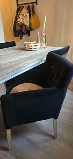 Stoelen, Huis en Inrichting, Ophalen, Gebruikt, Zwart, Vier