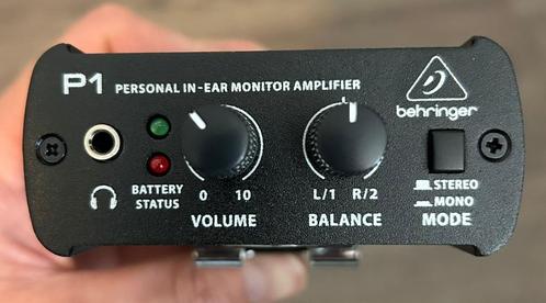 Behringer Powerplay P1, Muziek en Instrumenten, Mengpanelen, Zo goed als nieuw, Minder dan 5 kanalen, Microfooningang, Ophalen of Verzenden