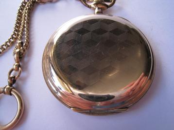 ANTIEK ZAK HORLOGE merk FAVOR  met 50CM LANGE KETTING beschikbaar voor biedingen