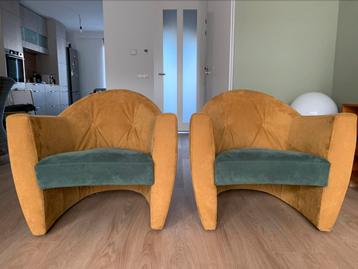 Leolux Carabas stoelen (2x) alcantara beschikbaar voor biedingen