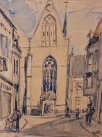 Aquarel van Hendrik E. Roodenburg, Antiek en Kunst, Kunst | Tekeningen en Foto's, Ophalen of Verzenden