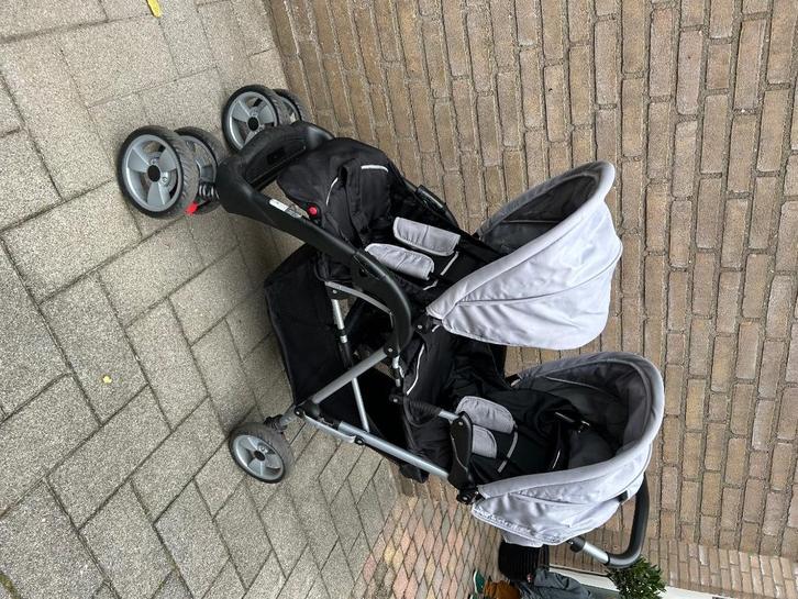Vida XL Kinderwagen Dubbel, Kinderen en Baby's, Kinderwagens en Combinaties, Gebruikt, Kinderwagen, Overige merken, Duowagen, Ophalen