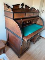 Antiek cilinderbureau secretaire, Antiek en Kunst, Ophalen
