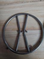 RVS wiel voor achterstagspanner, diameter 22 cm, Ophalen of Verzenden, Zo goed als nieuw