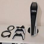 PlayStation 5 (PS5) 865GB + 2 Controllers + 1TB NVMe M.2 SSD, Spelcomputers en Games, Spelcomputers | Sony PlayStation 5, Ophalen of Verzenden