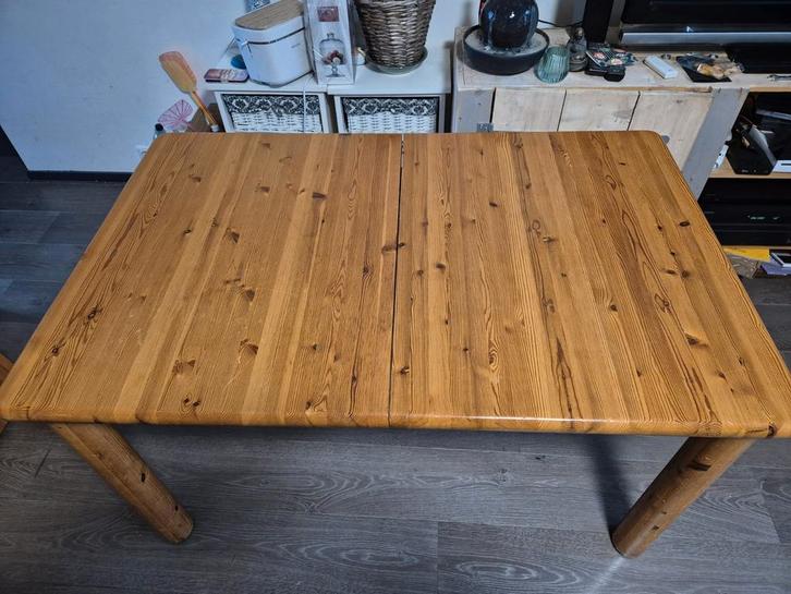 Grenen eettafel Rainer Daumiller, jaren 70, Huis en Inrichting, Tafels | Eettafels, Gebruikt, 100 tot 150 cm, 150 tot 200 cm, Vijf personen of meer