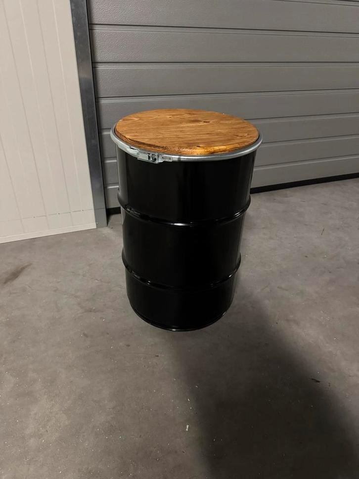 Olievat Bijzettafel - Verschillende Maten & Stickers!, Huis en Inrichting, Tafels | Statafels, Nieuw, Ophalen of Verzenden