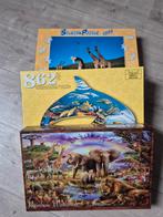 Puzzel Collectie: Selecta, Silhouette, Rainbow Waterhole, Ophalen of Verzenden, 500 t/m 1500 stukjes, Gebruikt, Legpuzzel