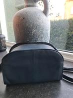 Rowallan leren tas, donkerblauw, Ophalen of Verzenden, Zo goed als nieuw, Blauw, Handtas