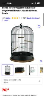 Zolux Retro Vogelkooi Lisette Bruin, Ophalen, Zo goed als nieuw, Metaal, Vogelkooi