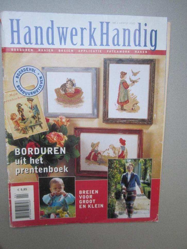 HandwerkHandig borduren naaien breien applicatie patchwork h, Hobby en Vrije tijd, Borduren en Borduurmachines, Zo goed als nieuw