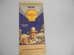 Shell 1930 wegenkaart Maine USA, Boeken, Atlassen en Landkaarten, Gelezen, Overige gebieden, Ophalen of Verzenden, Landkaart