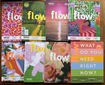 Flow magazine tijdschrift - diverse nummers (8) uit 2025/24 beschikbaar voor biedingen