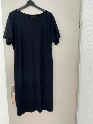 LaDress jurk zwart Aretha travel jersey korte mouw maat L beschikbaar voor biedingen