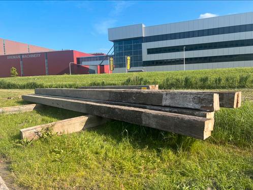 Houten basralocus palen diverse maten  (circulair), Tuin en Terras, Palen, Balken en Planken, Gebruikt, Palen, 250 cm of meer