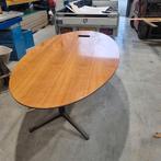 Vergadertafel, Huis en Inrichting, Tafels | Eettafels, Ophalen, Gebruikt, Ovaal, 200 cm of meer