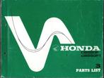 Honda CB550 F CB550 F1 parts list (4552z), Ophalen of Verzenden, Honda
