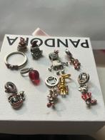 Pandora bedels en ring - Kerst thema, Verzenden, Zo goed als nieuw, Zilver