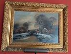 Schilderij Winters Landschap!, Antiek en Kunst, Ophalen