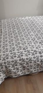 Zwartwitte sprei 240x260, Wit, Overige typen, Tweepersoons, Ophalen of Verzenden