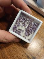 Partij amethist cabochons licht pasrs, Sieraden, Tassen en Uiterlijk, Edelstenen, Ophalen of Verzenden, Zo goed als nieuw