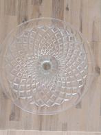 Glazen vintage taart plateau / schaal, Ophalen, Zo goed als nieuw, Rond, Glas