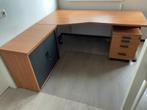 Bureau + opbergkast, Huis en Inrichting, Bureaus, Zo goed als nieuw, Ophalen, Bureau