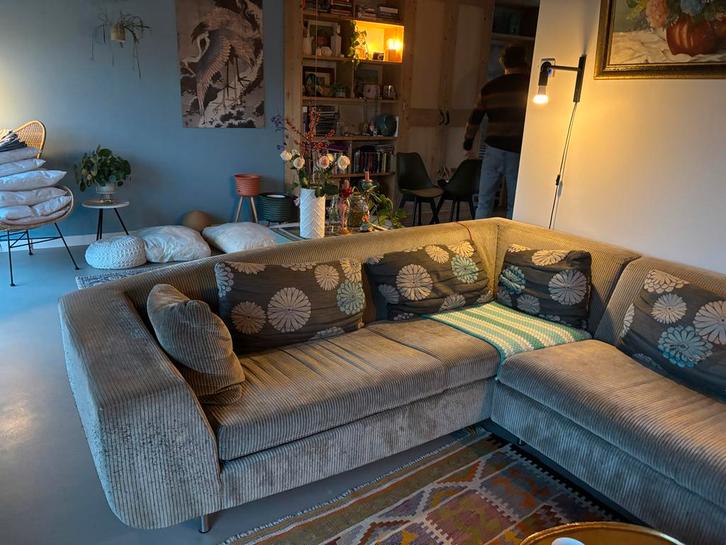 Leolux Nautilus hoekbank, Huis en Inrichting, Banken | Complete zithoeken, Gebruikt, Stof, Ophalen