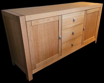 Eiken Meubelset (Goossens) - Dressoir, TV Meubel, Tafel